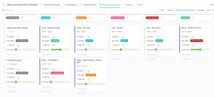 10 Project Portfolio Templates In Excel ClickUp