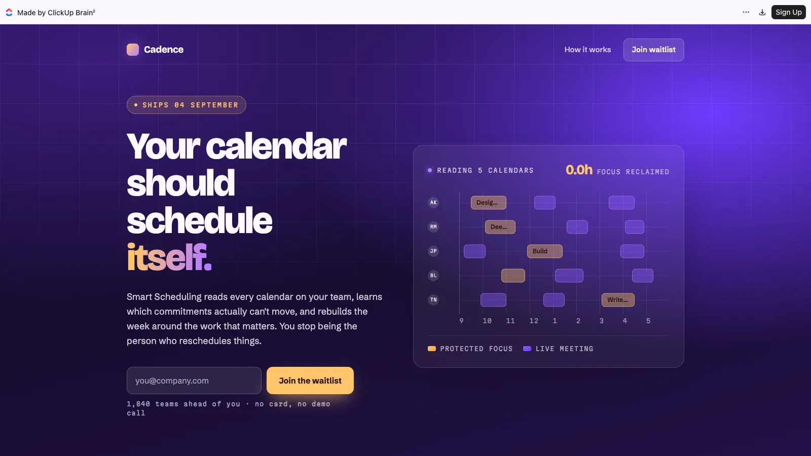 Cadence preview