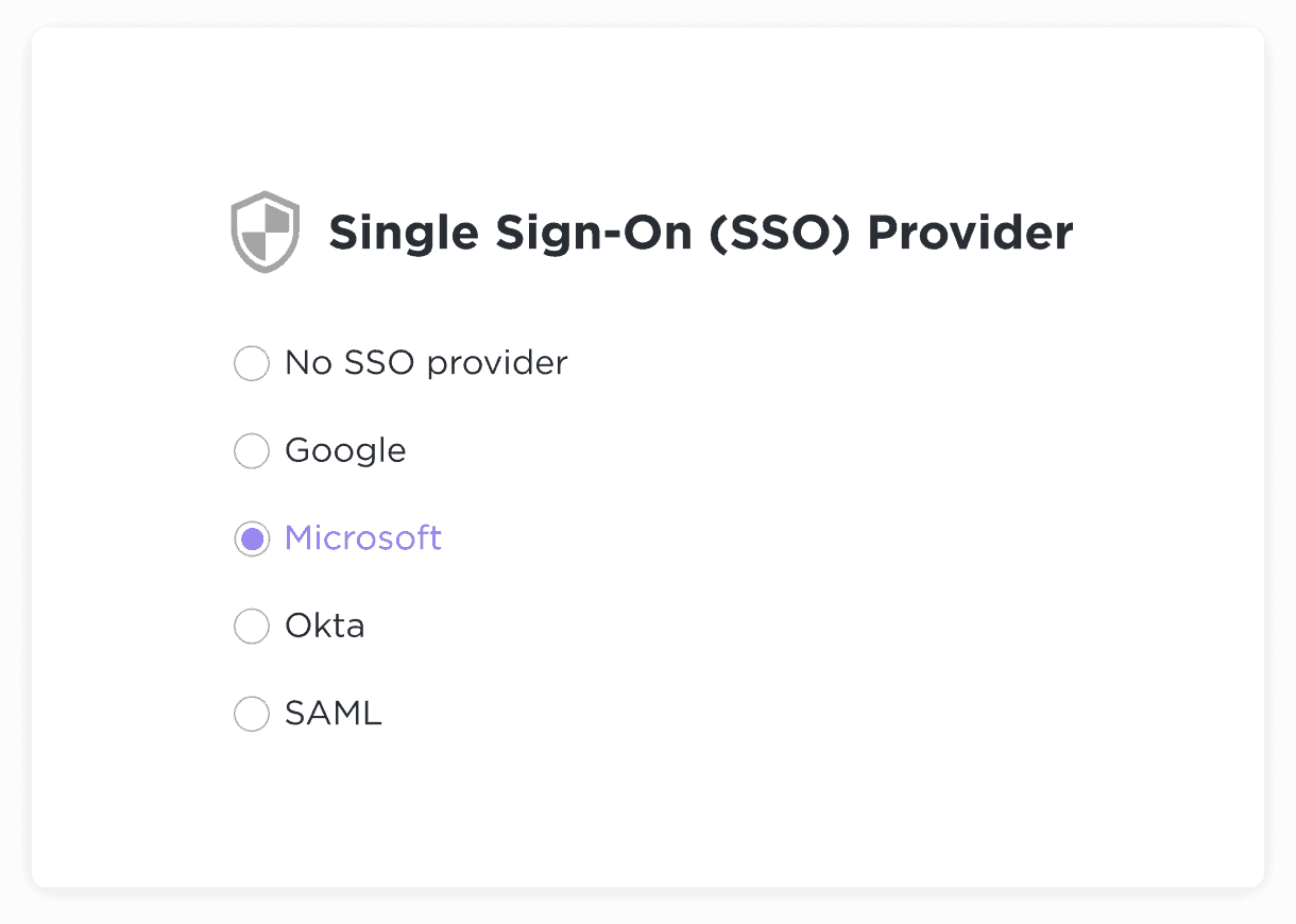Single Sign-On (SSO)