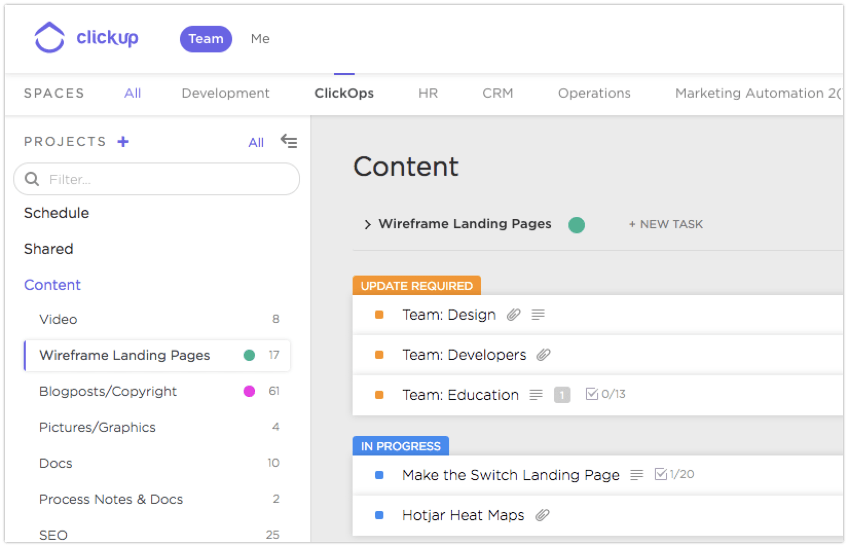 ClickUp Agile Projektmanagement-Tools