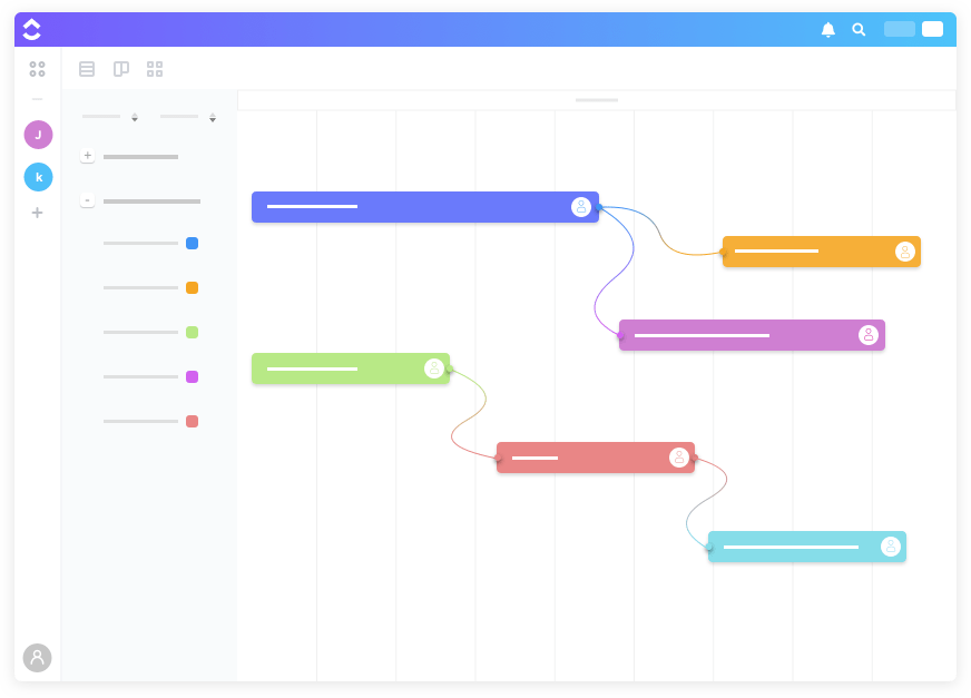 timeline view in clickup