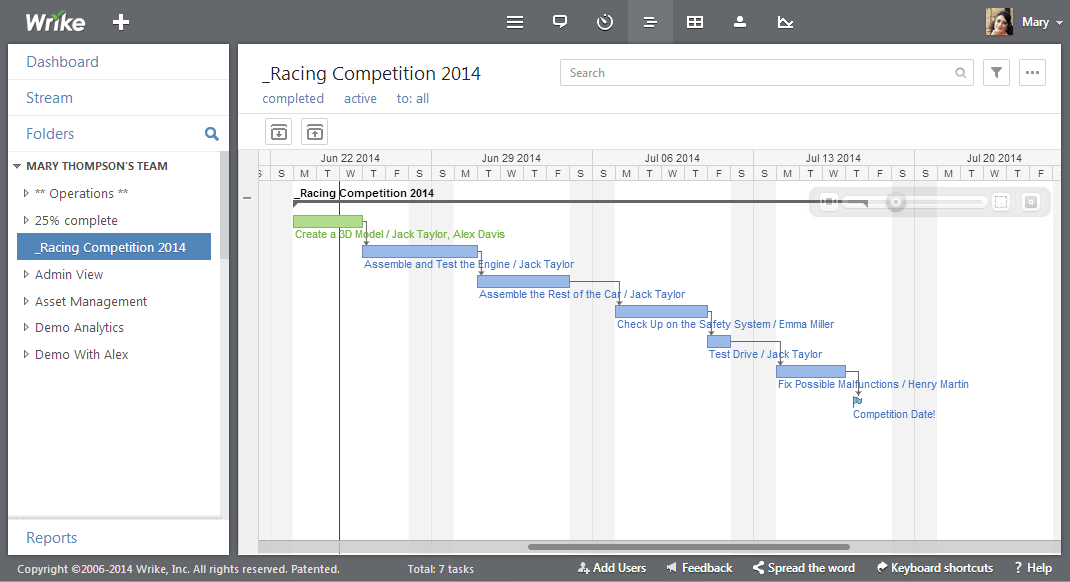 view gantt and timeline together in ms project