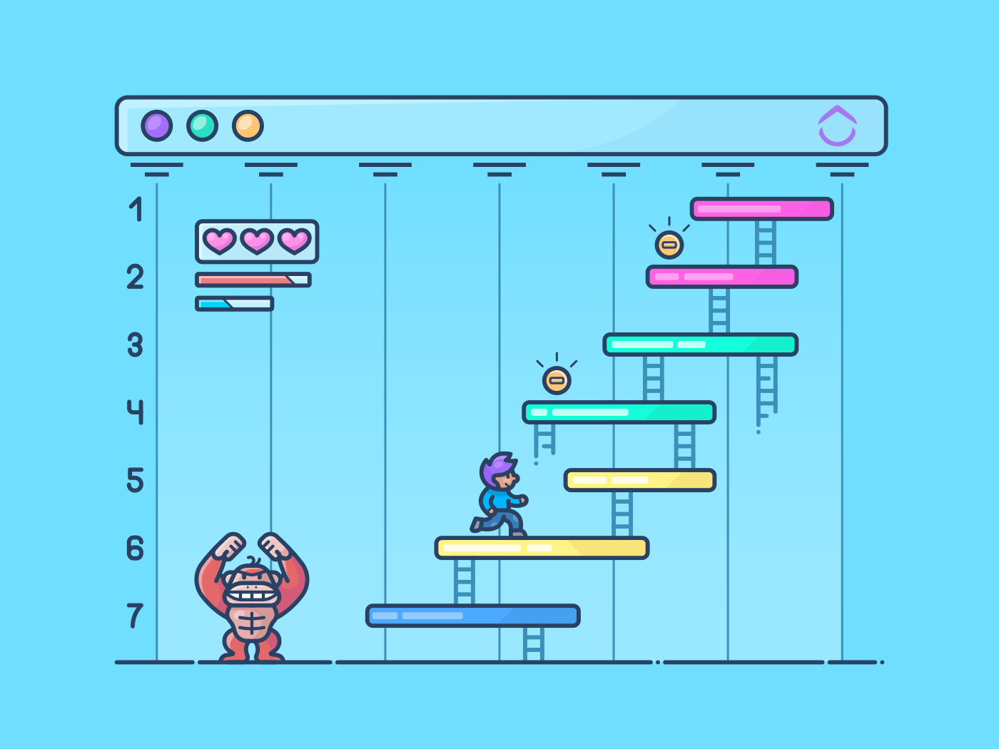 Gantt Chart With Planned Vs Actual Comparison