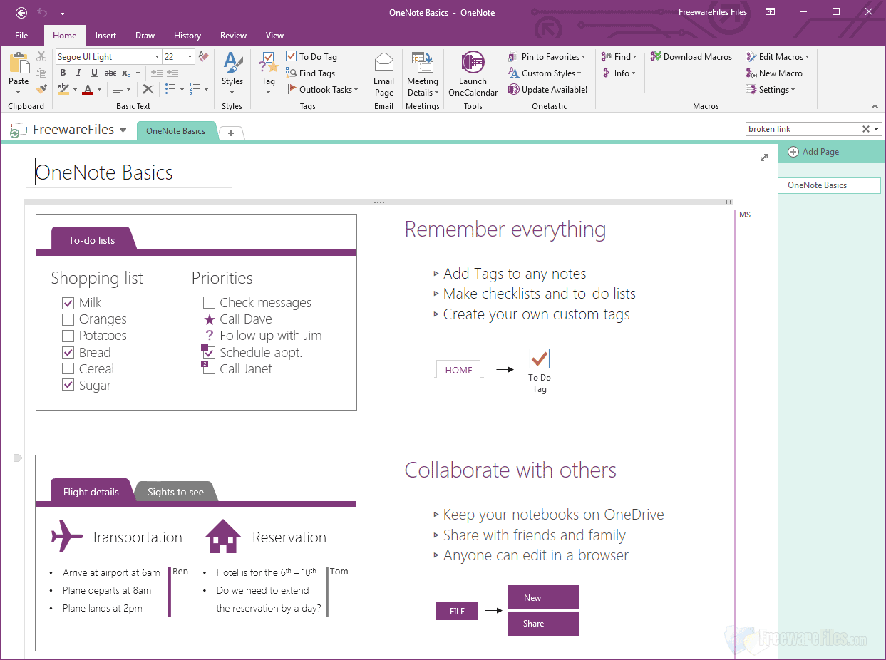 microsoft onenote