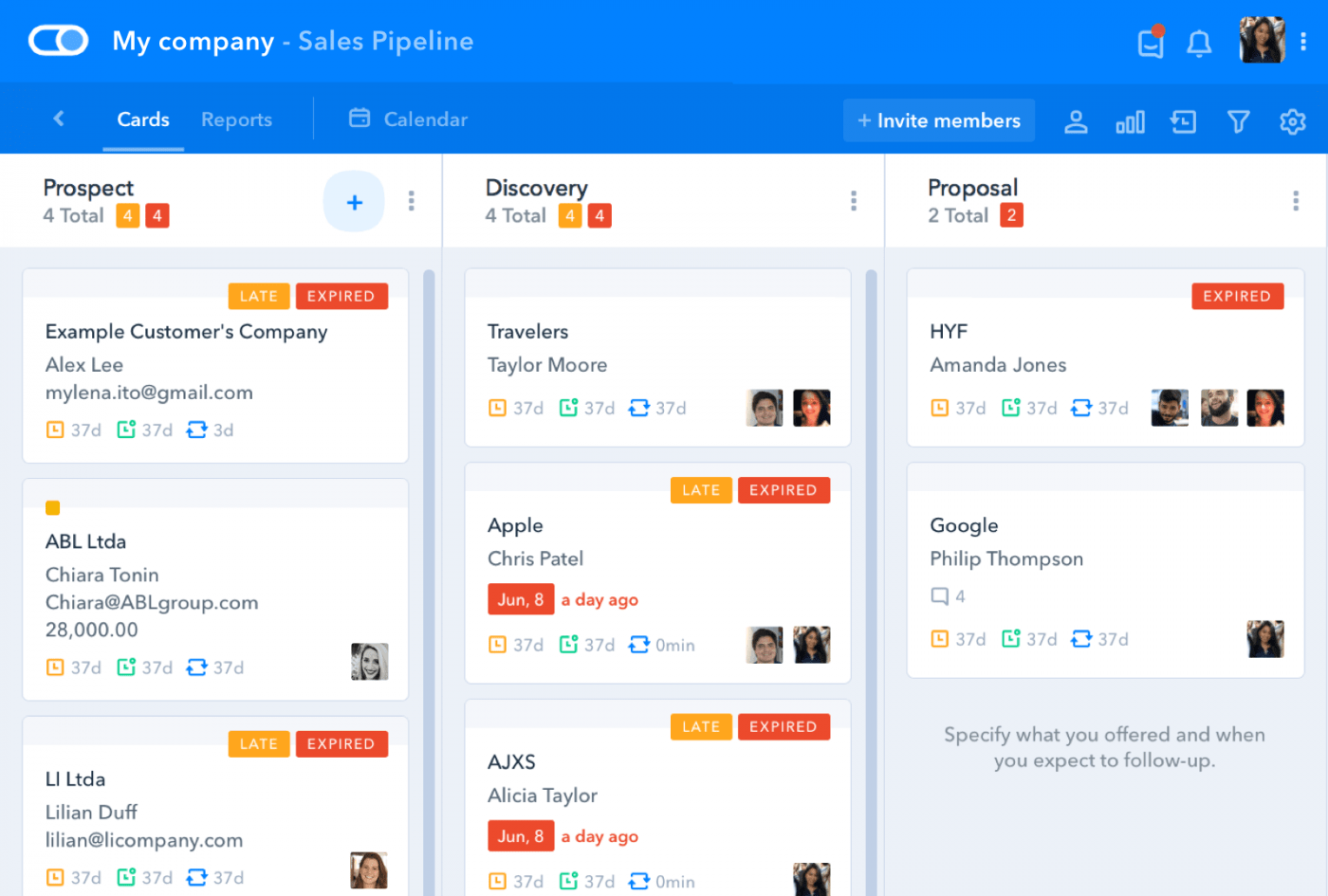 applicazione del flusso di lavoro di pipefy