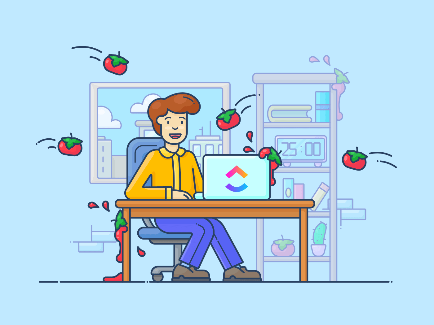 Planifica proyectos y mantén la concentración con todos los detalles en un solo lugar en la plantilla de pizarra para planes de trabajo de ClickUp.