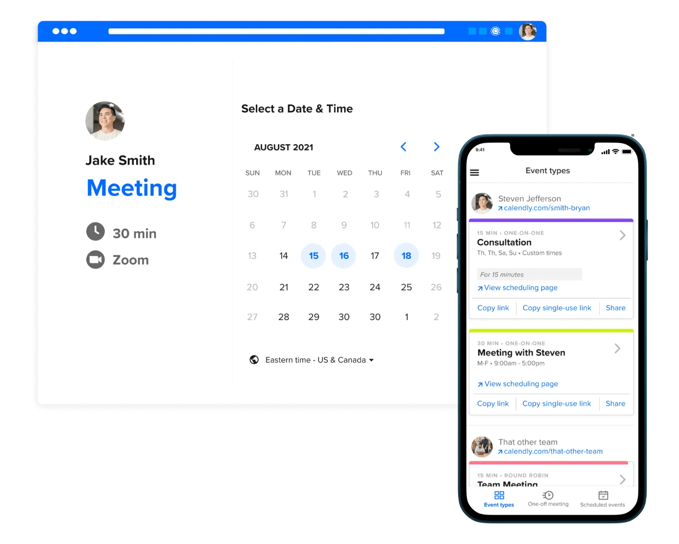 Meeting management and scheduling with Calendly