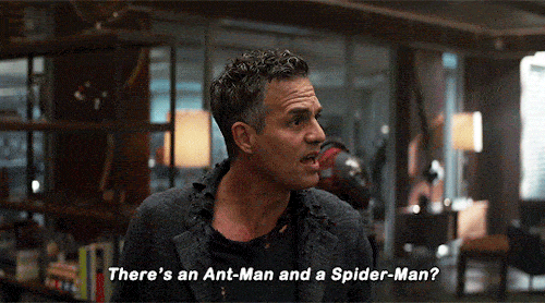 ant-man and spider-man gif