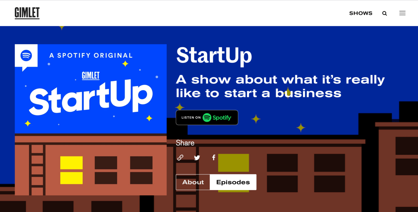 StartUp podcast from Gimlet Media