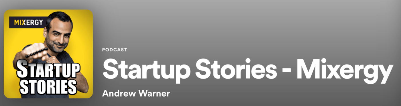 Halaman Podcast Startup Stories