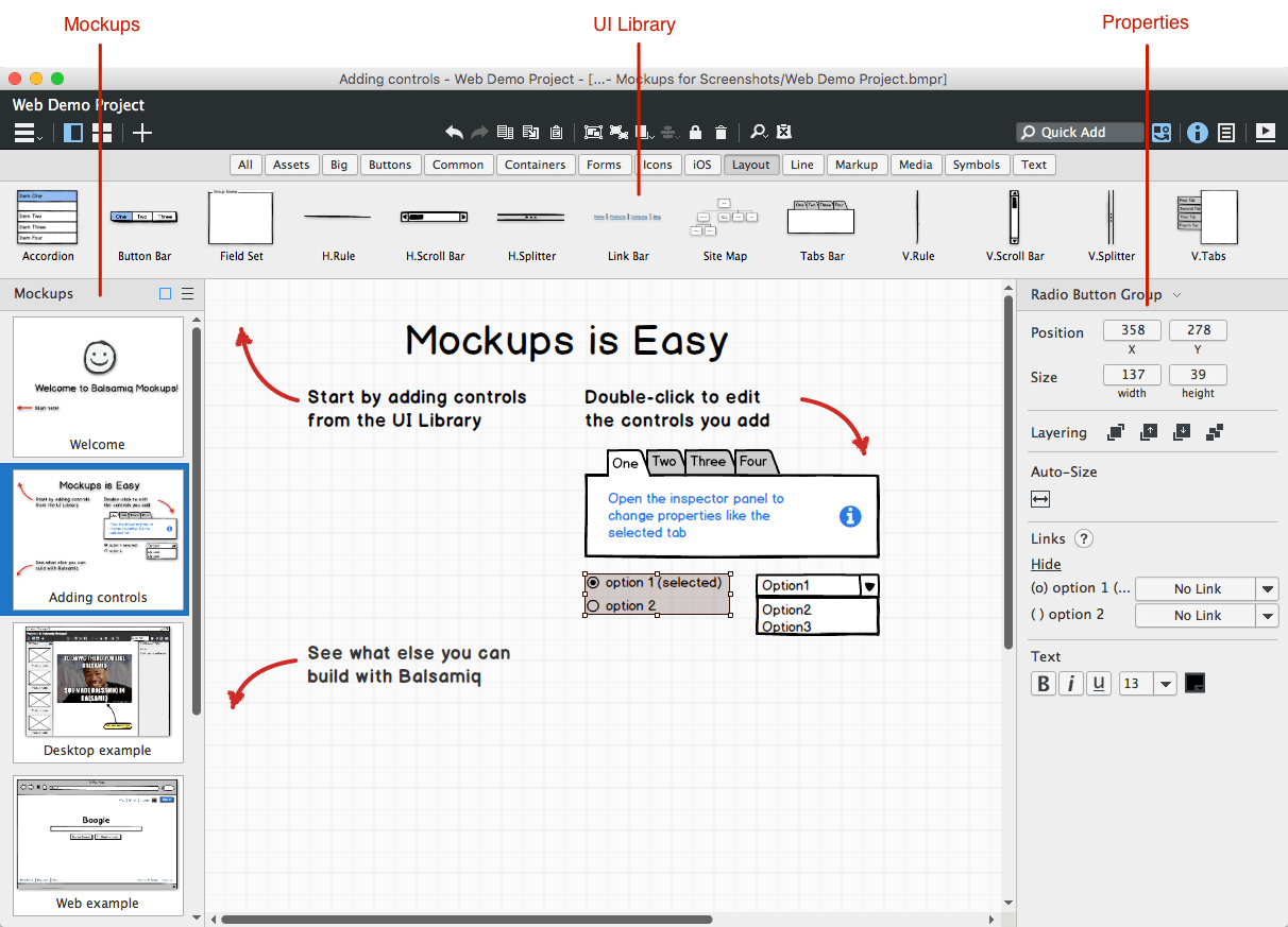 Balsamiq Mockup