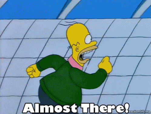 almost there homer simpson gif