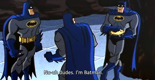 batman saying I'm batman