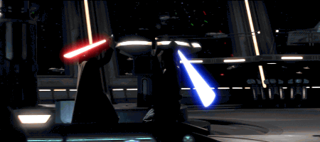 star wars light saber fight gif
