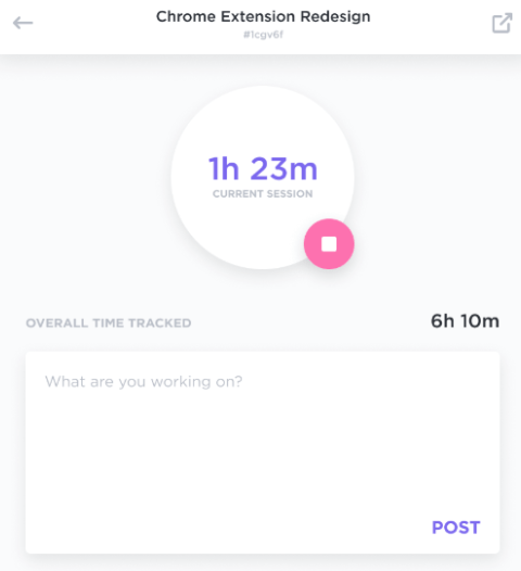 time tracking tool in clickup