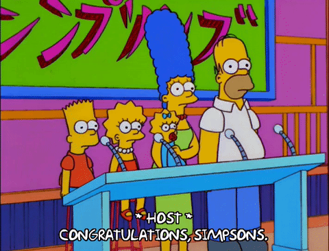 congratulations Simpsons