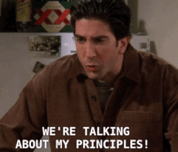 Ross talking about his principles 