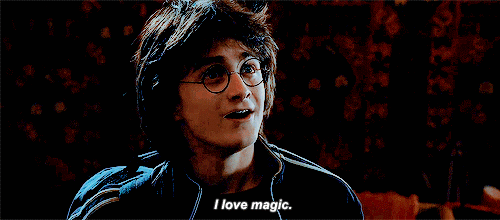 boy saying I love magic