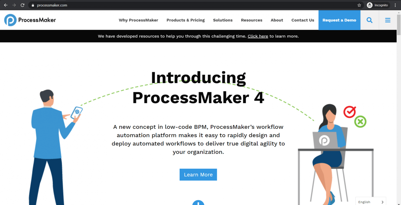 processmaker homepage