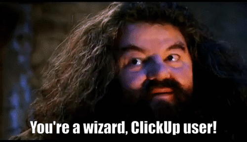 man saying you are a wizard