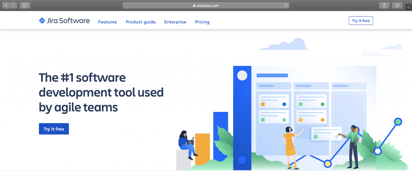 Jira homepage