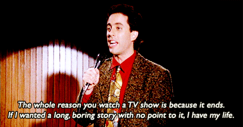 the reason for watching a tv show seinfeld
