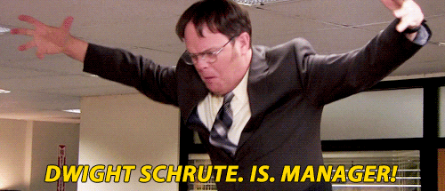 Dwight Schrute is manager 