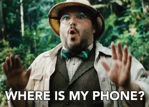 man asking where is my phone