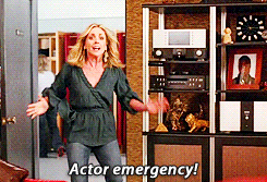Jenna yells actor emergency
