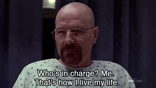 breaking bad I'm in charge
