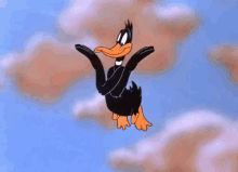 daffy duck flapping wings gif