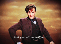 man saying "and you will be brilliant"