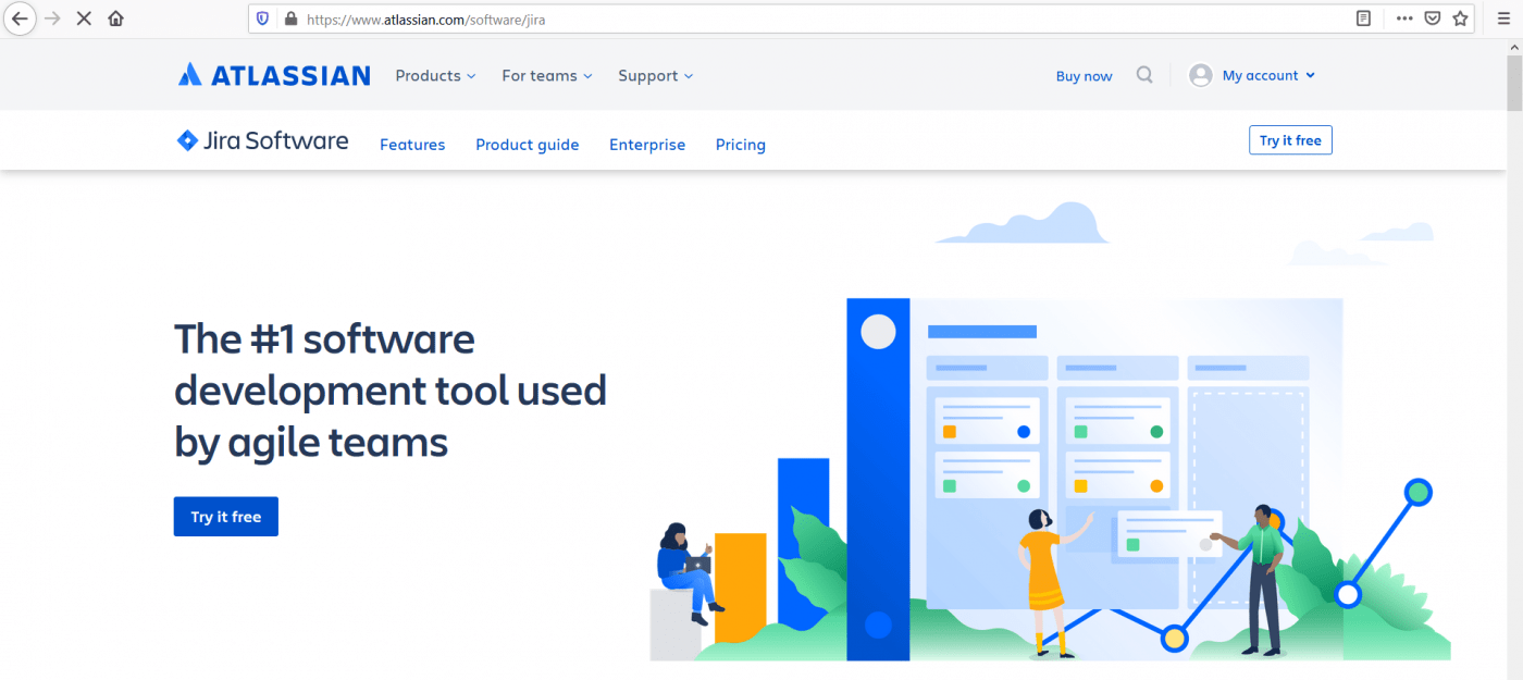 jira 홈 페이지