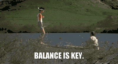 balancing karate kid