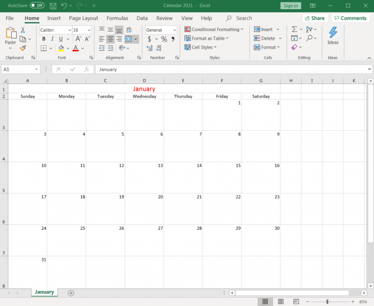 How to Make a Calendar in Excel? (2024 Guide With Templates)