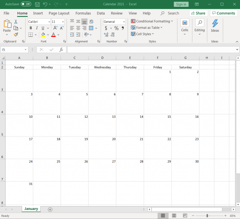 How to Make a Calendar in Excel? (2024 Guide With Templates)