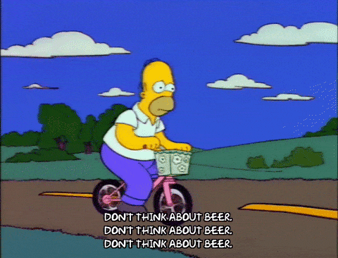 GIF of Homer Simpson on a bicycle