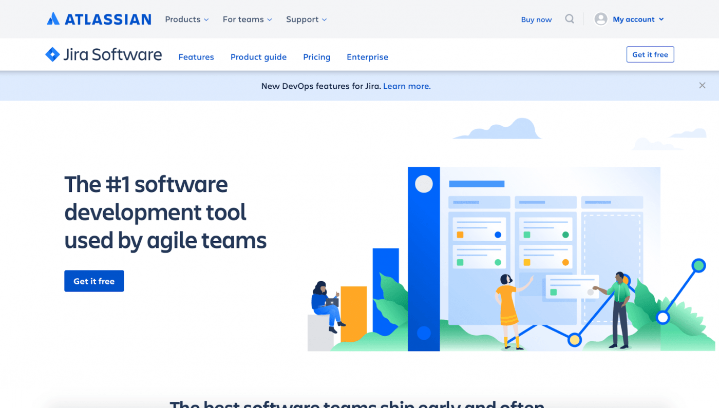 jira landing page