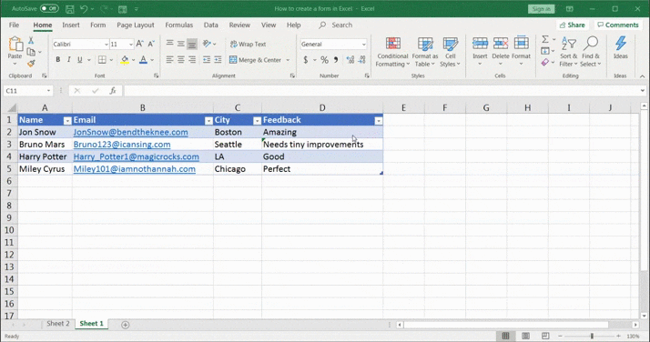 Restrict data entry based on conditions in excel