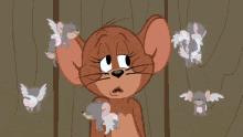 Jerry the mouse feeling dizzy