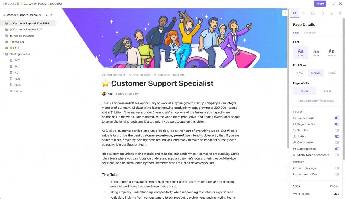 How Customer Support Uses ClickUp