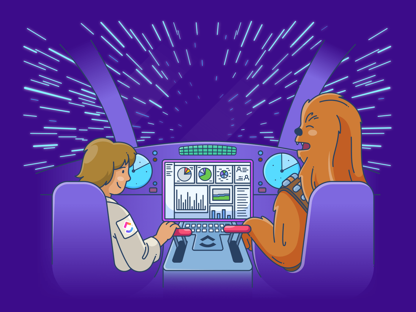 hans and chewie dashboard software