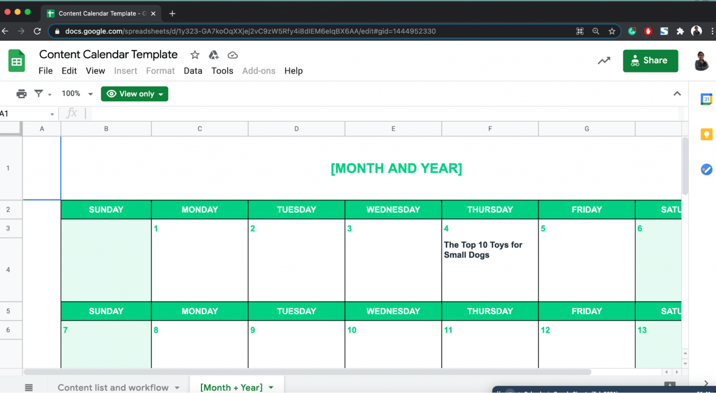 How To Make A Calendar In Google Sheets 21 Guide Clickup Blog