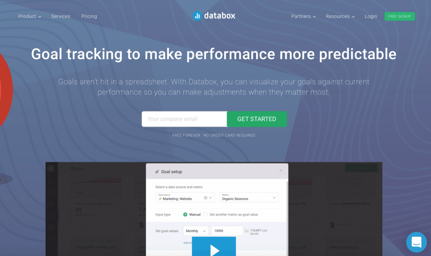 Databox home page