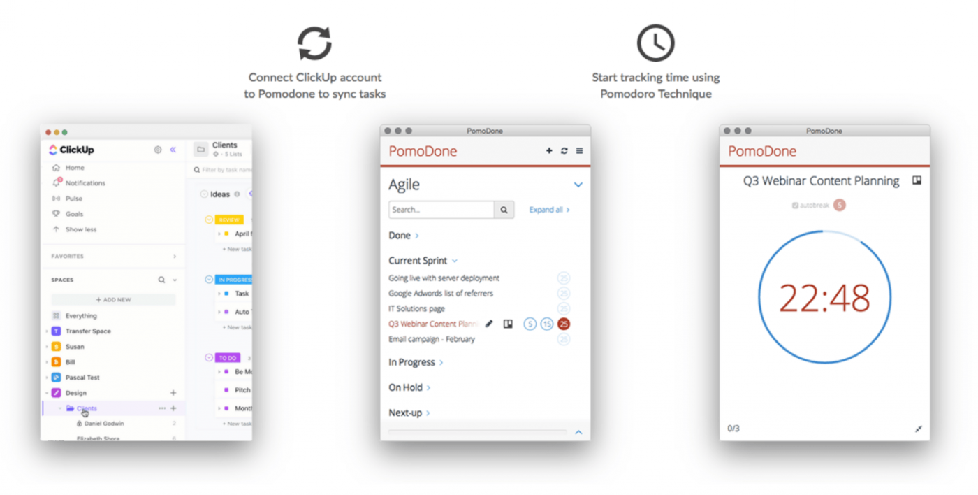 Time management techniques: pomodoneapp extension