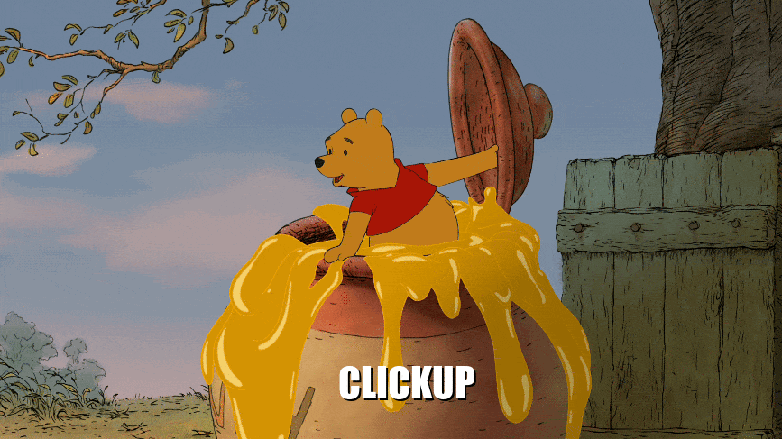 Winnie the Pooh Bear in a jar of honey 