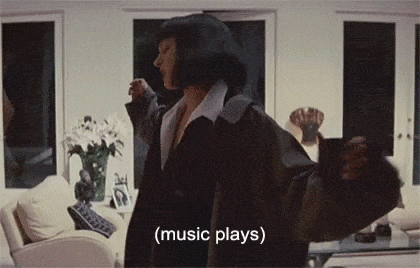 mia pulp fiction dancing in home