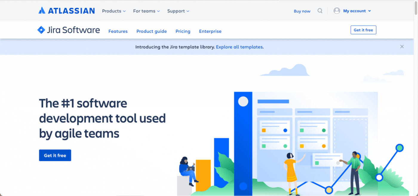 Jira home page