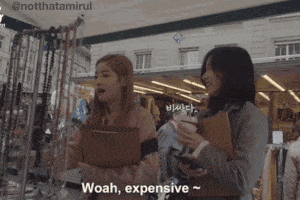 woman saying wow expensive