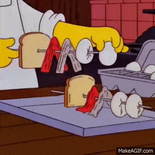 homer simpson cooking